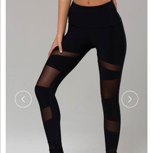 Onzie bondage mesh leggings